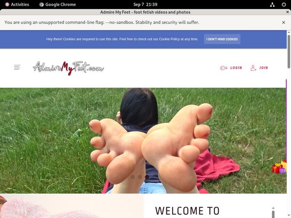Admiremyfeet Nude Pictures
