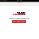 Alex Legend Trial Memberships