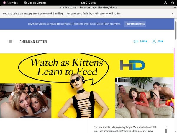 Americankitten.com Free Trailers