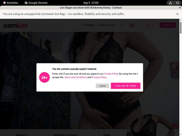 Camlust.com Promo Tour