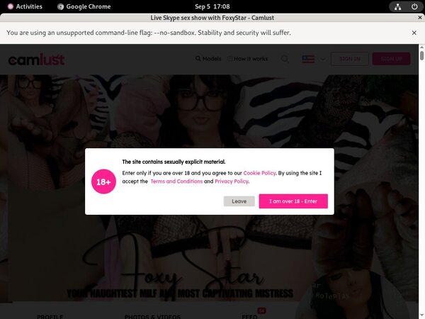 Camlust.com With Sliiing