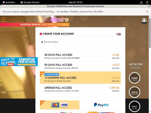 Digital Desire Premium Account Login