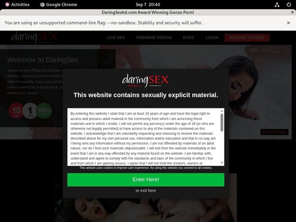 Discount Daring Sex Free Trial