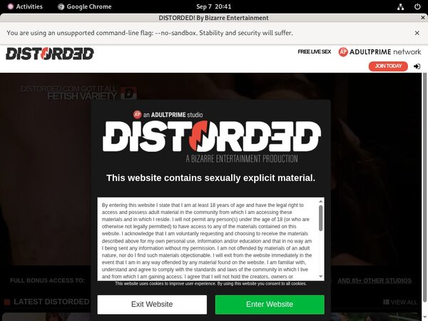 Distorded Free Trial Offer