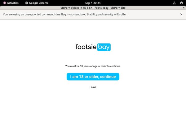 Footsie Bay Discount Members