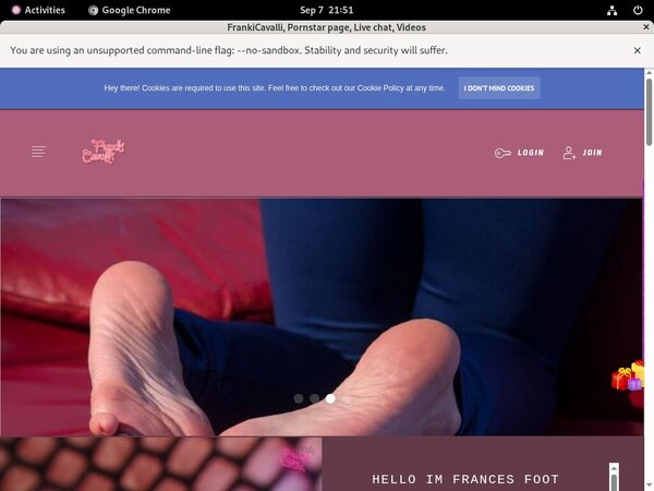 FrankiCavalli Password Details