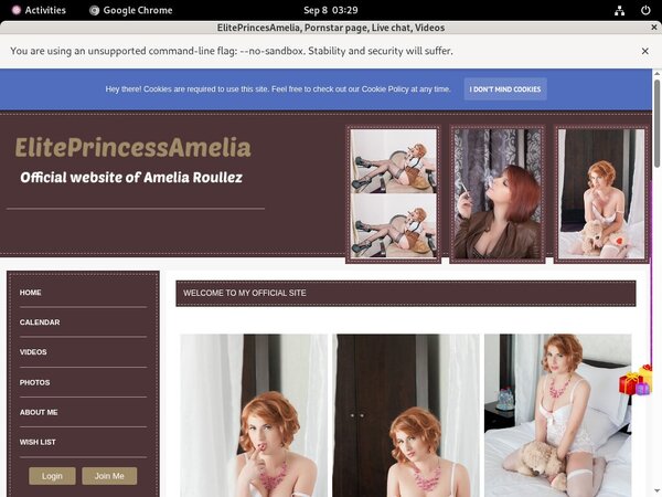 Free Eliteprincessamelia.modelcentro.com Account And Password