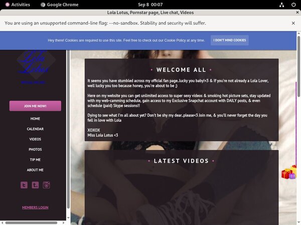Free LolaLotus Trial Access