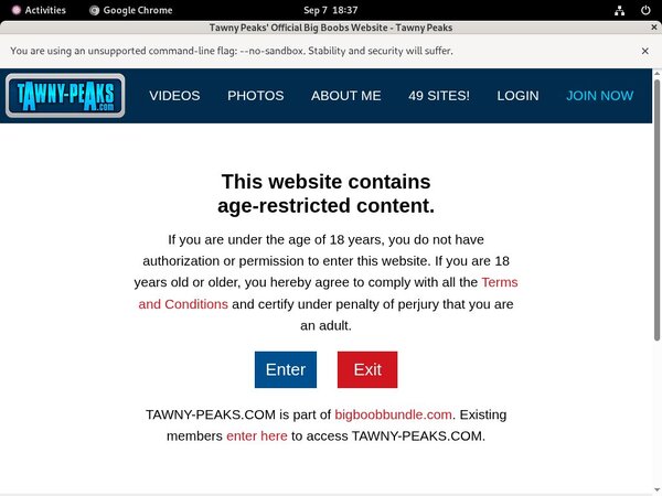 Free Tawny-peaks.com Acc