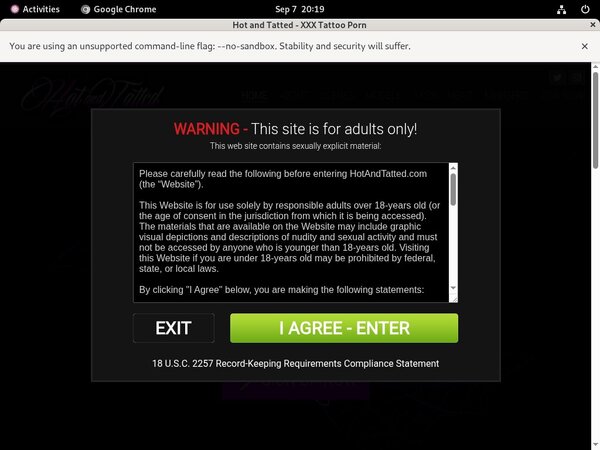 Hotandtatted.com Working Account