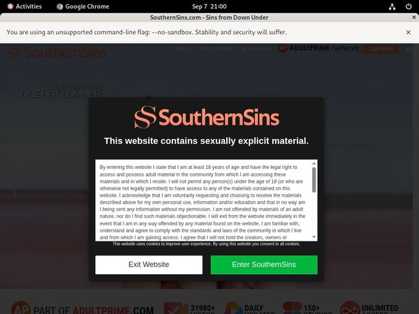 How Much Does Southernsins.com Cost