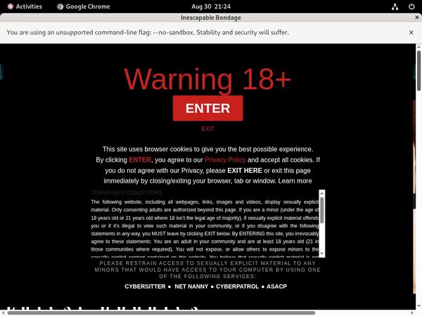 Inescapablebondage.com Free Sign Up