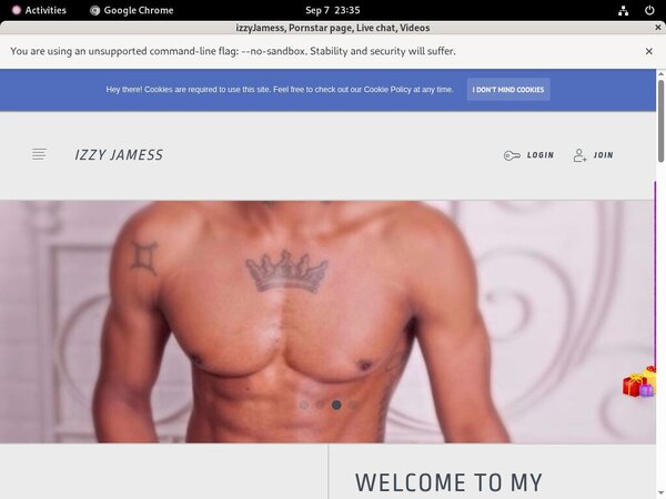 Izzyjamess.modelcentro.com Login Codes