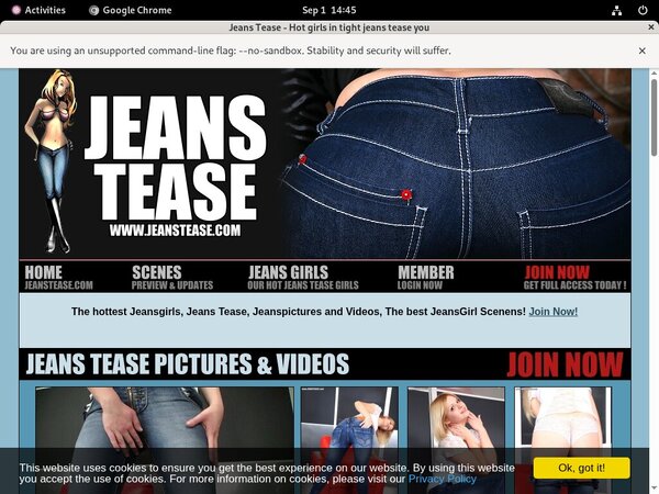 Jeans Tease Premium Membership