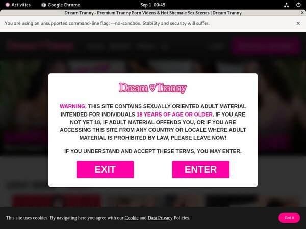Join Dreamtranny With Paypal