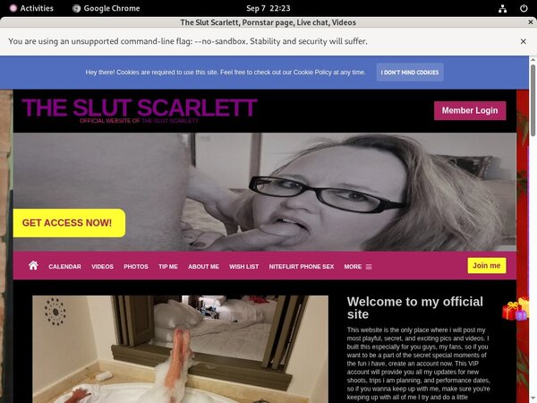 Join TheSlutScarlett Gift Card