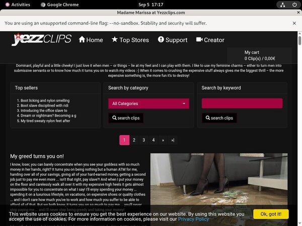 Madame Marissa With Online Check