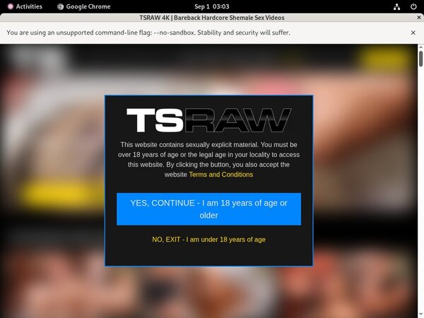 New TS Raw Discount Promo