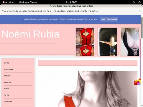 Noemi Rubia Website Password