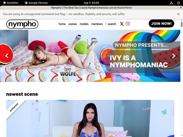 Nympho.com Membership