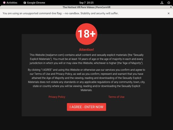 Porn Corn VR Adult Passwords
