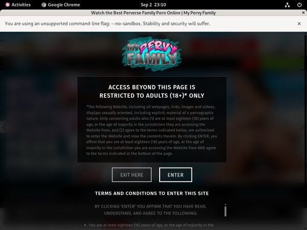 Register My Pervy Family