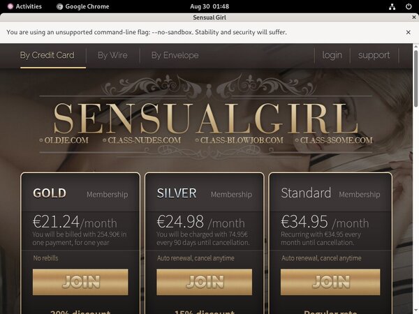 Sensualgirl.com With Cash