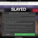 Slayed.com User Name Password