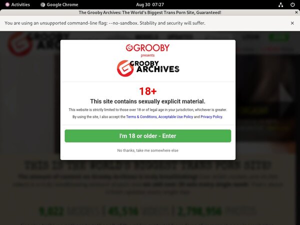 The Grooby Archives Trial Option