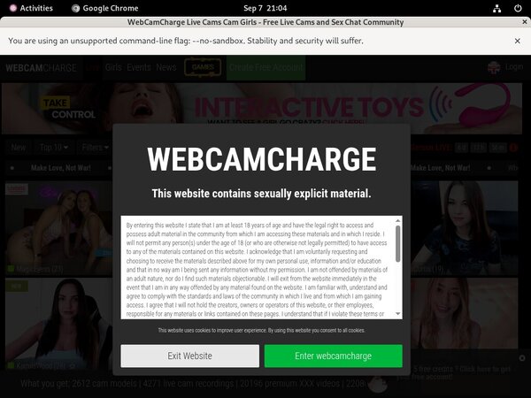Webcamcharge Discount Plan