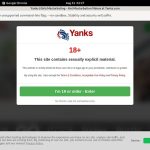 Yanks Italian Login Information