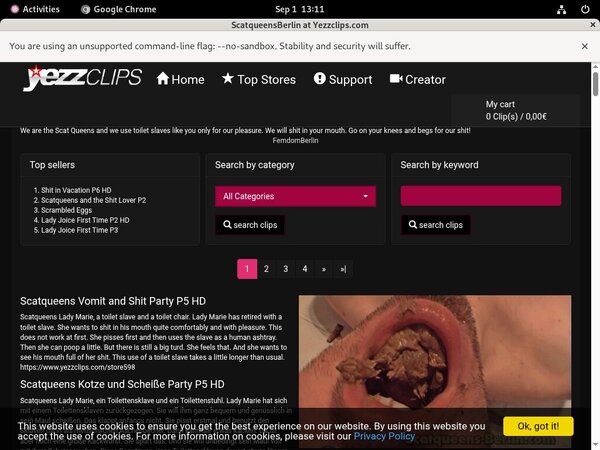 Yezzclips.com Online