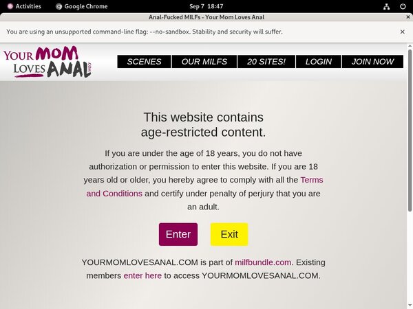 Yourmomlovesanal Limited Promotion