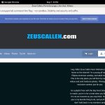 Zeuscallmodelcentro.com New Accounts