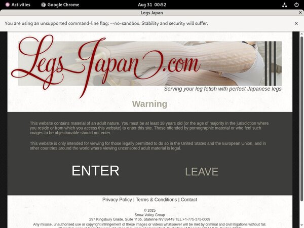 Legs Japan Gratis Password